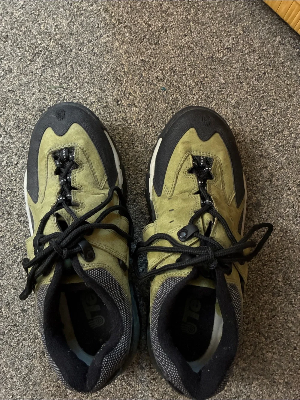 Teva Olive Green and Black Women's Athletic Hiking Shoes